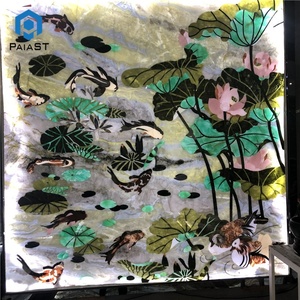 Diseño moderno piso medallón de mármol por chorro de incrustaciones de ónix de fondo diseño de fondo - Product Image 5