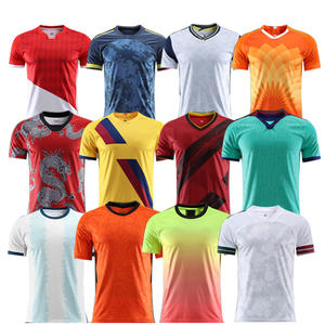 เสื้อฟุตบอลพิมพ์ลายดิจิทัล สไตล์ทีมโปรดของผู้ชาย ผลิตตามสั่ง ขายส่ง แบบซับลิเมชั่น แห้งเร็ว - Product Image 1