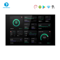 Panneau de commande intelligent avec écran tactile IPS Android/Linux Portworld, avec RK3576 USB Type-C pour la commande de la maison intelligente et des hôtels