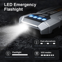 Démarreur de Voiture d'Urgence Multifonction 2026 8000 mAh, Courant de Pointe 1000A, Lumière LED, Écran Numérique pour