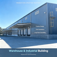 Bâtiment préfabriqué en structure acier de qualité supérieure au Salvador pour entrepôts industriels et projets de fabrication