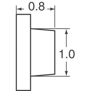 LS Q976-NR-1 #   Alternativa GS-PT0603RHC1-08T-BR --CHIPLED 0603, Rojo (633 Nm) - Product Image 3