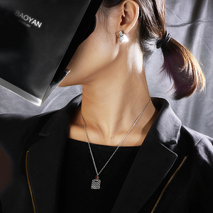 BAOYAN-Conjuntos <span class=keywords><strong>de</strong></span> joyería <span class=keywords><strong>de</strong></span> marca famosa para mujer, conjunto <span class=keywords><strong>de</strong></span> joyería <span class=keywords><strong>de</strong></span> acero inoxidable 316 chapado en oro y plata, joyería <span class=keywords><strong>de</strong></span> tendencia <span class=keywords><strong>de</strong></span> acero inoxidable - Product Image 5