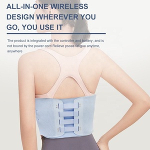 Smart Abdominal Waist Vibration Massage gürtel mit Wärme Wireless <span class=keywords><strong>Electric</strong></span> Lumbar Massage gürtel Karton Tragbares Taillen massage gerät - Product Image 5