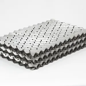 Imballaggio strutturato ondulato del piatto perforato del metallo di 250y 500y 700y per la colonna di distillazione