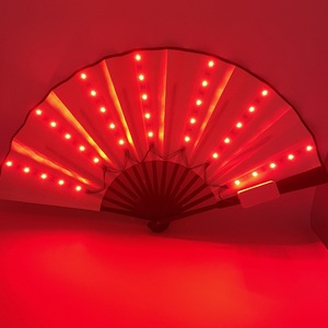 <span class=keywords><strong>2022</strong></span> nuovo ventilatore pieghevole a Led luminoso multicolore in arrivo ventilatore luminoso ricaricabile per la festa - Product Image 2