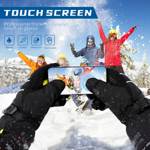 Winter Hand Warmer Battery <strong>Heated</strong> <strong>Gloves</strong> Motorcycle Customized Logo Five Fingers Heating <strong>Gloves</strong> - Product Image 4