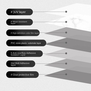 Adesivo Murale Effetto Marmo Autoadesivo Impermeabile <span class=keywords><strong>e</strong></span> Antiolio in Vinile <span class=keywords><strong>per</strong></span> Cucina, Bagno <span class=keywords><strong>e</strong></span> <span class=keywords><strong>Mobili</strong></span> - Product Image 4