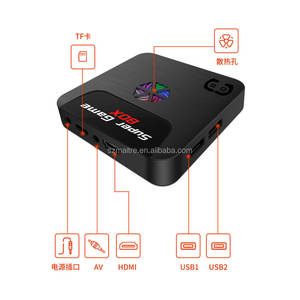 X5s-caja de videojuegos Super Retro, 2,4g, dos mandos, 10000 juegos, consola de juegos inalámbrica para Ps1 N64 - Product Image 6