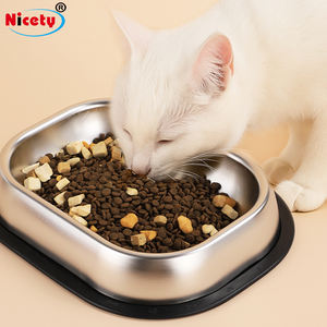 Portátil aço inoxidável 304 Pet <span class=keywords><strong>Food</strong></span> Tigelas e Alimentadores Grande Capacidade Outdoor Água Alimentação <span class=keywords><strong>Bowl</strong></span> para cães e gatos - Product Image 3