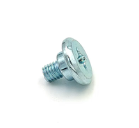 Vis à tête fraisée Phillips, filetage standard, en acier, zinguée bleu, norme ISO, fournie par une usine chinoise