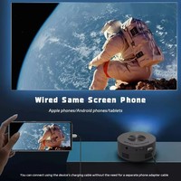 Mini projecteur portable intelligent YT200 pour la maison, vidéoprojecteur, petit projecteur pour téléphone portable, projection sans fil, lecteur multimédia 1080p