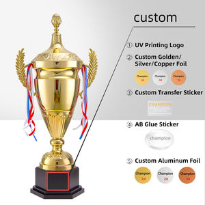 Trofeo con <span class=keywords><strong>Base</strong></span> <span class=keywords><strong>Hexagonal</strong></span>, Premios, Regalos de Recuerdo, Trofeo Grande para Eventos Deportivos y Actividades, Artesanía en Metal, Regalos de Recuerdo - Product Image 5