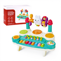Zhorya Multi-functional Baby Playing Learning Toy Electronic Organ Piano Keyboard Suit Music Toys Musical Instruments