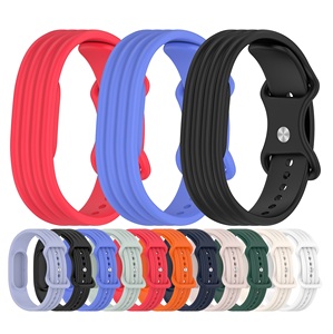 Bracelet de montre en silicone souple de remplacement, style officiel, pour Fitbit Air Active, réglable, étanche, bracelet de sport - Product Image 1