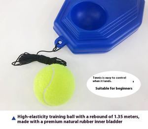 Reboteador <span class=keywords><strong>de</strong></span> <span class=keywords><strong>tenis</strong></span> profesional <span class=keywords><strong>con</strong></span> cordón sin enredos y sistema <span class=keywords><strong>de</strong></span> <span class=keywords><strong>pelota</strong></span> <span class=keywords><strong>elástica</strong></span> ligero 200g portátil para entrenadores - Product Image 5