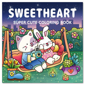 Livre de coloriage anti-stress pour enfants, 48 feuilles, motifs de dessins animés, livre de dessin de Noël de haute qualité, livre de peinture d'Halloween - Product Image 1