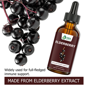 Good Price 200mg Elderberry Extract <b>Liquid</b> Drops for Lung and Immune Support <b>Liquid</b> Drink Healthcare Supplement Herbal Formula - Product Image 3