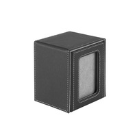 Boîte de rangement magnétique pour cartes en cuir PU, vente chaude OEM, 100+ cartes, pour jeux de cartes Magic, Yugioh, MTG, TCG, avec logo personnalisé