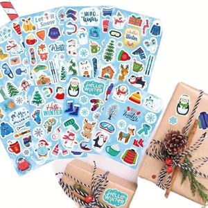 Pegatinas Navideñas Infantiles, Pegatinas Adhesivas de Navidad, Bolsas de Regalo, Cestas Navideñas, Rellenos, Fiestas de Navidad - Product Image 6