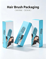 Boîte d'emballage personnalisée écologique pour brosse à cheveux en papier, impression couleur, carton pliable, cadeau artisanal, prix d'usine