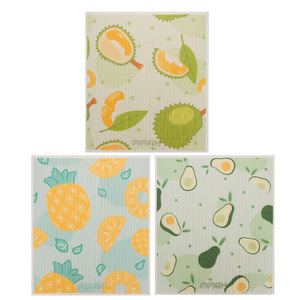 Esun Chiffons éponge en cellulose biodégradables super absorbants et anti-rayures pour la cuisine - Product Image 4