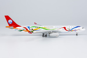โมเดลเครื่องบินโลหะ 1/400 สายการบินเสฉวน รุ่น <span class=keywords><strong>A330</strong></span>-<span class=keywords><strong>300</strong></span> ลายแพนด้า หมายเลข B-5945 - Product Image 6