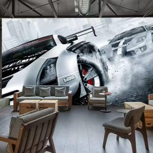 <span class=keywords><strong>Papier</strong></span> <span class=keywords><strong>peint</strong></span> de <span class=keywords><strong>voiture</strong></span> Car Wash Shop <span class=keywords><strong>3D</strong></span> Wall Murals Car Workshop Wall Murals <span class=keywords><strong>3d</strong></span> Wallpaper - Product Image 3