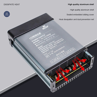 Usine En Gros Ac Dc 12V 400W Transformateur LED Alimentation à découpage étanche à la pluie pour Enseigne Led Bande Led