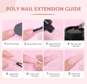 KLANA Poly Gel 60ml Gel de Extensión de Uñas Rosa Nude para Construcción y Realce, Ideal para Principiantes y Profesionales, Salón de Uñas y Uso DIY - Product Image 6