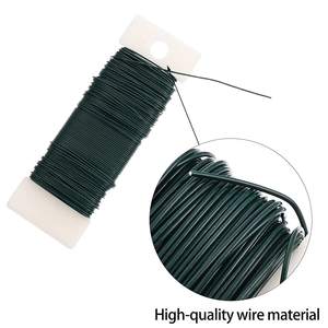 18 20 22 24 26 calibre 28 <span class=keywords><strong>fil</strong></span> laqué <span class=keywords><strong>fil</strong></span> <span class=keywords><strong>de</strong></span> <span class=keywords><strong>fleuriste</strong></span> <span class=keywords><strong>pour</strong></span> l'artisanat <span class=keywords><strong>fil</strong></span> <span class=keywords><strong>de</strong></span> <span class=keywords><strong>fer</strong></span> artisanal <span class=keywords><strong>de</strong></span> couleur verte - Product Image 2