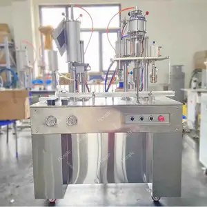 Hot Selling Whipped Cream Nitrous Oxide Shaving Foam Fully Automatic Filling Machine Equipment For Filling Of Aerosol Cans Trade