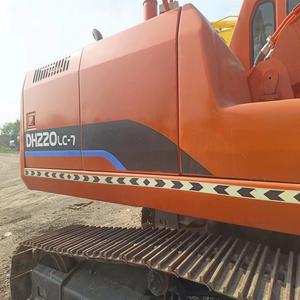 2024 venta al por mayor buen estado usado excavadora sobre orugas excavadoras Doosan dh220 para la venta en maquinaria China - Product Image 5