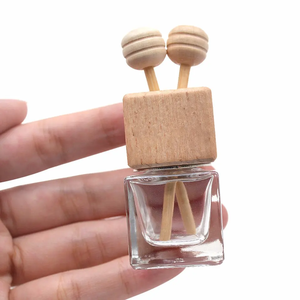 Bouteille de parfum de voiture vide en verre de 8ml, diffuseur de voiture étanche avec Clip - Product Image 1