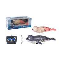 Meistverkaufter 2,4G Ferngesteuerter Schwimmender Unterwasser-Hai Elektrisches RC-Tier Seehund-Modell