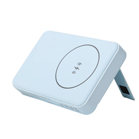 Batterie semi-solide 10000 mAh PD30W, étanche, support de batterie externe, mini, portable, écran LED, charge sans fil USB-C, alimentation mobile