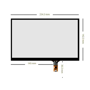 Custom 10.1 Inch HD-MI 1280x800 Resolution Tft LCD Display With Capacitive Touch Screen