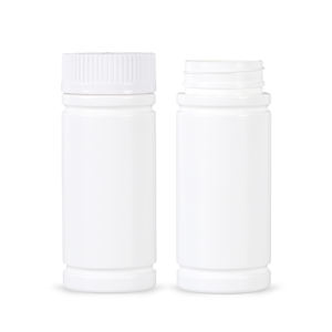 Tarro de HDPE blanco personalizable 140Ml CRC Tapa a prueba de niños 38mm Confiable por fábricas certificadas GMP Calidad de exportación - Product Image 3