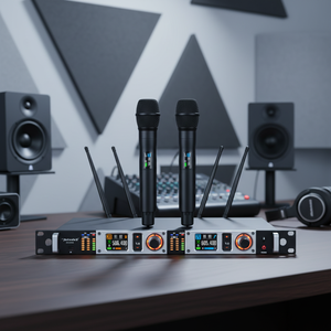 True Diversity UHF Professional Wireless Microphone for Singing,Singer Singing Microphone - Product Image 2