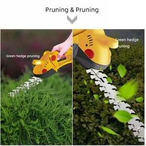 Sécateur électrique industriel à double usage Sécateur à une main Tondeuse à <span class=keywords><strong>gazon</strong></span> à ceinture verte <span class=keywords><strong>Batterie</strong></span> au lithium rechargeable DIY - Product Image 4