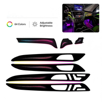 Éclairage d'ambiance pour voiture Mercedes-Benz X166 RHD ML/GL/GLE/GLS 2012-2019, LED multicolores dynamiques, amélioration décorative de l'intérieur