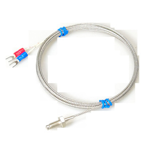 K-type thermocouple, E-type spring-loaded sensor, RTD <b>temperature</b> <b>probe</b>, <b>temperature</b> sensing wire, M8/M6 screw. - Product Image 1