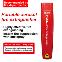 Extincteur aérosol portable JAT-119 de 119 ml - Classement 13B 5F Types B/C/E/F Certifié CE Écologique pour Résidentiel/Bureau