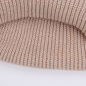 Enfants hiver personnalisé uni tricoté <span class=keywords><strong>avec</strong></span> <span class=keywords><strong>pompon</strong></span> garçon solide tricot épaissir chaud <span class=keywords><strong>bonnet</strong></span> chapeaux crâne casquette - Product Image 6