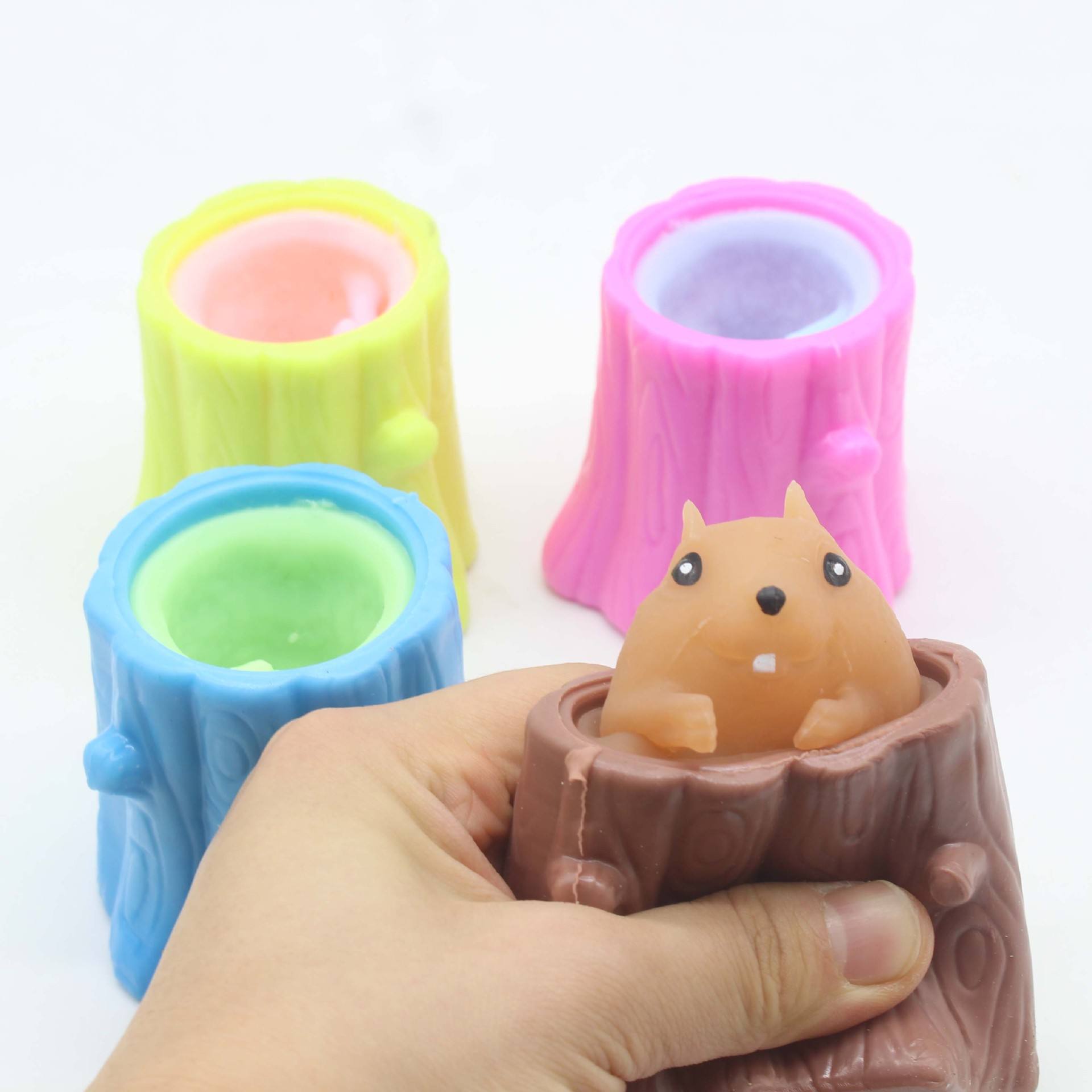 Decompression Sensory Squishes Toy Fidget Toys Squishy Alien Cup Squeeze Toys for Adults Stress Anxiety