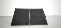 Panneau solaire monocristallin pliable 100W couleur noir complet pour les nouveautés avec USB DC Type C pour le camping en extérieur