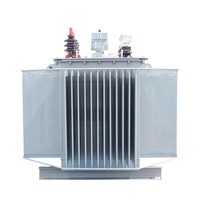 Transformateur de puissance immergé dans l'huile S20-200 KVA, classe d'efficacité énergétique Tier 2, haute puissance, forte surcharge, triphasé industriel 50Hz 35kV