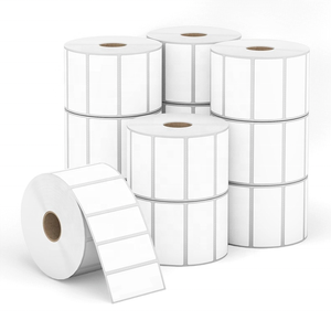 Etiquetas de código de barras <span class=keywords><strong>SHEIN</strong></span> 40x20 al por mayor, impermeables, etiquetas de báscula de supermercado 40x30, rollo de etiquetas térmicas personalizadas del fabricante - Product Image 1