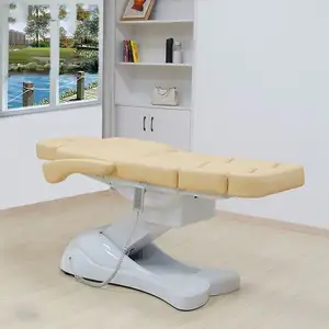 Mesa de masaje moderna, cama de spa cosmética, cama de salón de belleza facial, cama de masaje eléctrica, mesa con 2 motores