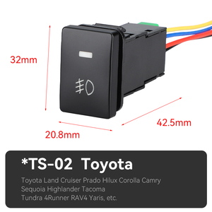 Youliang tùy chỉnh Sương Mù Ánh sáng Rocker chuyển đổi thay thế OG đèn chuyển đổi - Product Image 2